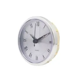 Diameter 90mm Silver Roman Wall Clock Insert1
