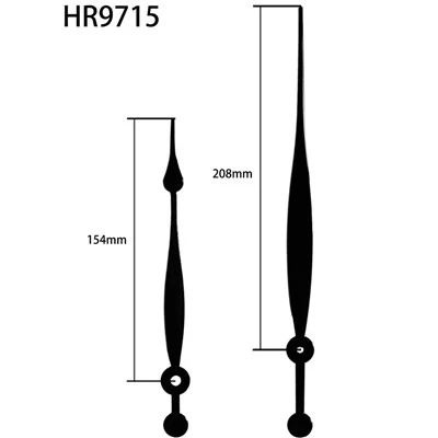 Óramutató HR9715 Fekete óra és perc